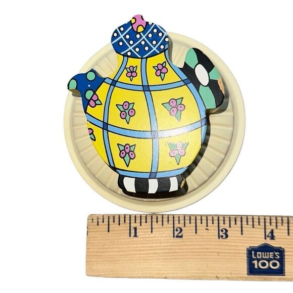 Shannon McGraw Ganz Whimsical accent curtain rod Teapot Tea cup Lot of 4 - Picture 3 of 9